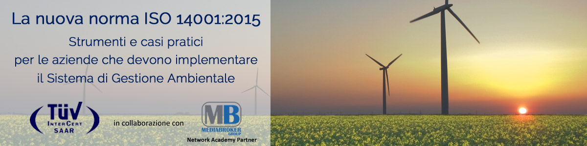 Corso di formazione | ISO 14001 - Sistema Gestione Ambientale