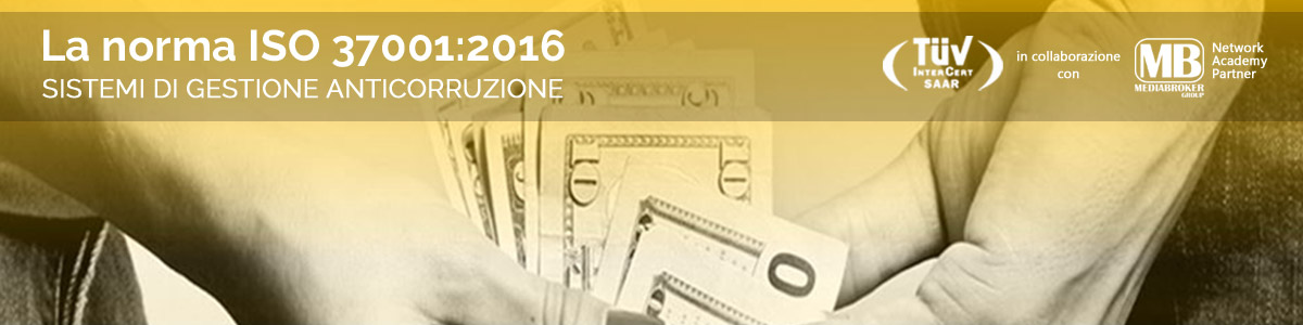 Corso di formazione - ISO 37001:2016 - Bologna, Reggio Emilia