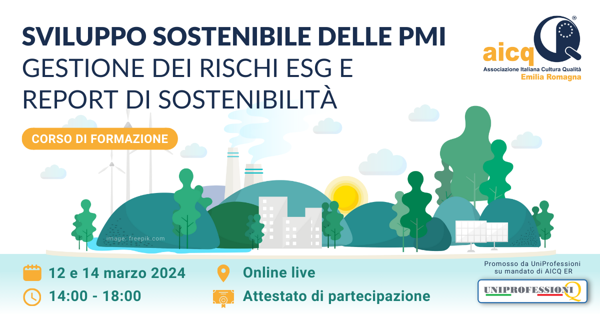 Corso di formazione sullo Sviluppo sostenibile delle PMI