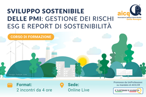 Corso online Sviluppo sostenibile delle PMI: Gestione dei Rischi ESG e Report di Sostenibilità