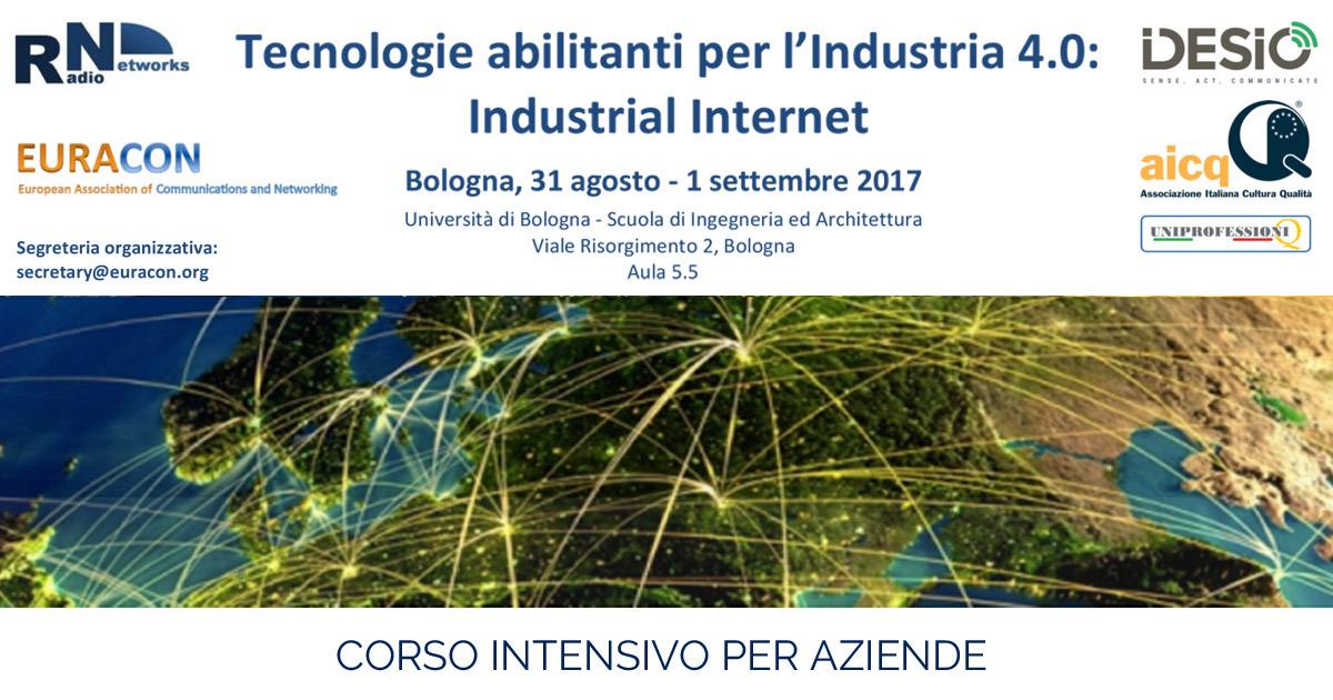 Corso Tecnologie Abilitanti Industria 4.0 - Bologna