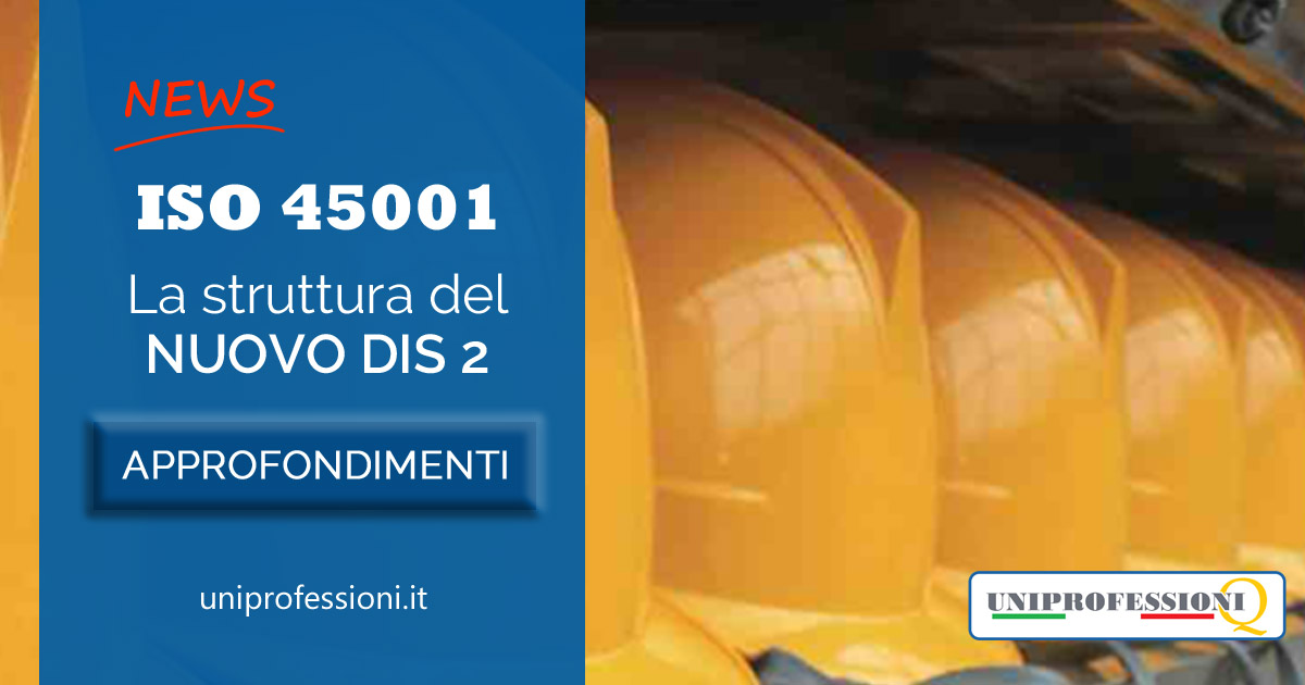 ISO 45001 - Struttura del DIS2