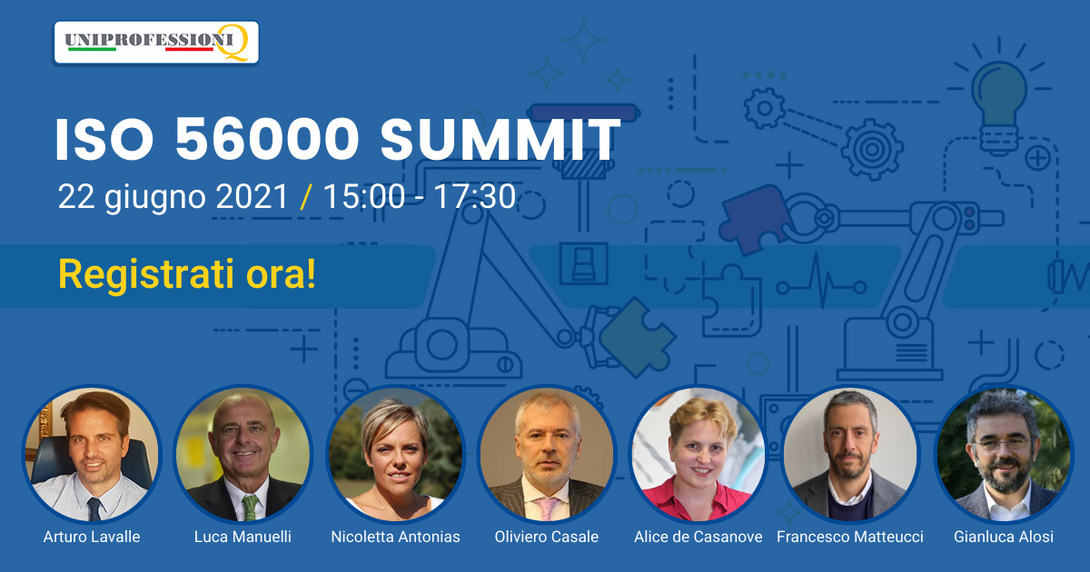 ISO 56000 Summit - 22 giugno online