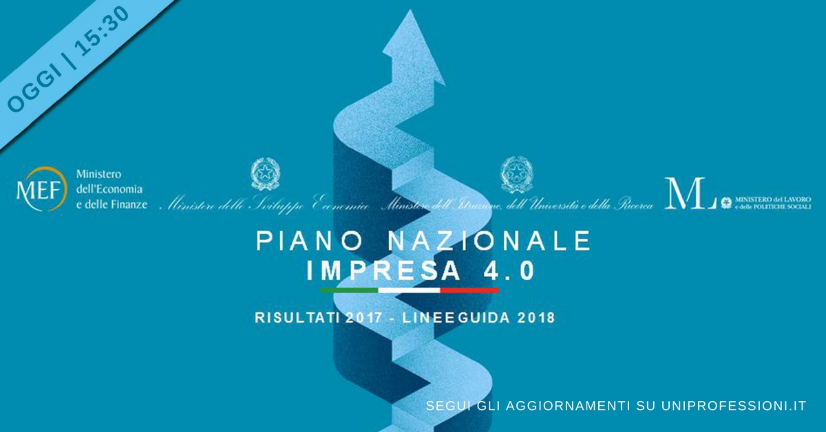 Piano Nazionale Impresa 4.0 - Linee Guida 2018