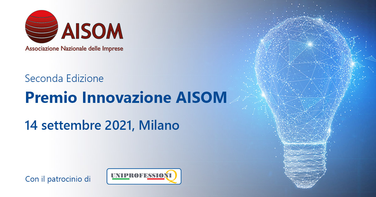 Premio Innovazione Aisom - Milano, 14 settembre 2021